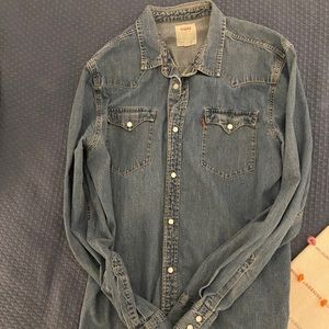 Levis Barstow Western Denim Shirt